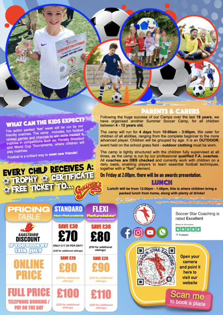 WEDNESFIELD SUMMER FOOTBALL CAMP