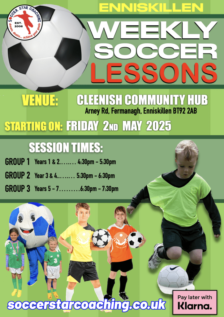 ENNISKILLEN WEEKLY SOCCER LESSONS - FRONT